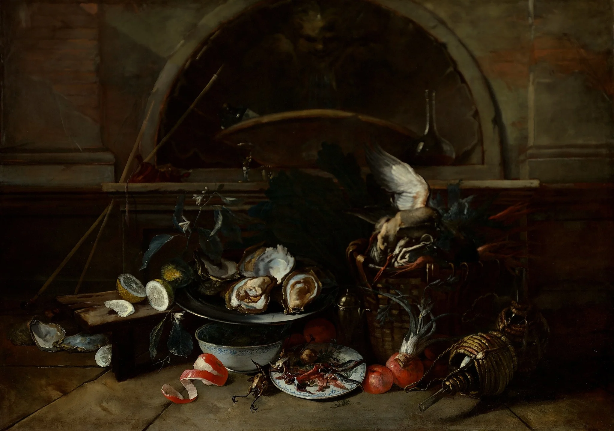 Still Life with Bottles and Oysters