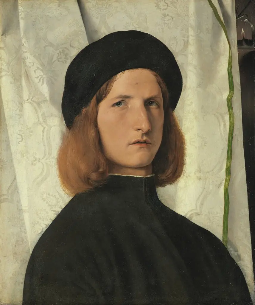 Portrait of a Young Man with a Lamp
