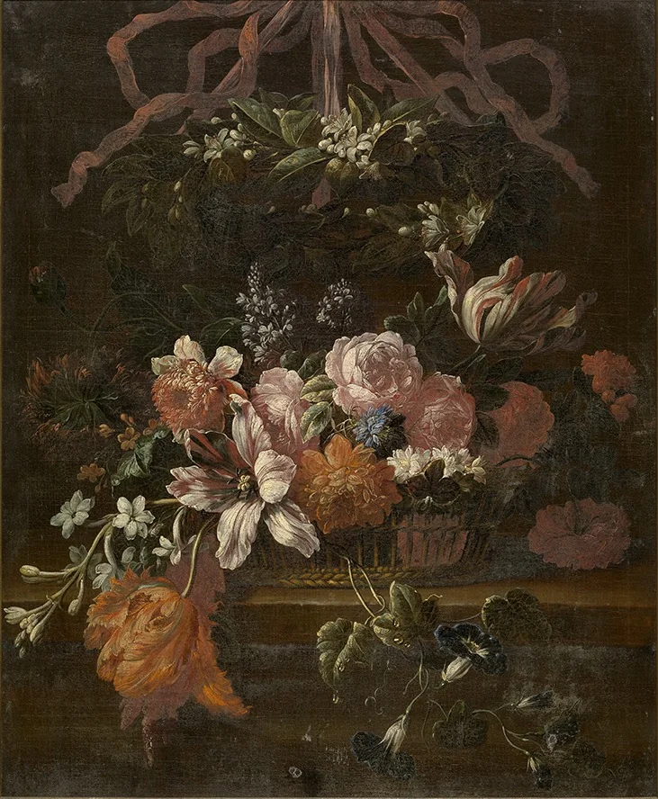 Flower Piece, by Gaspar Peeter Verbruggen the Younger, oil, 1664