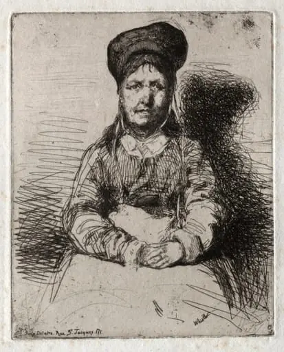 Twelve Etchings from Nature:  La Rétameuse