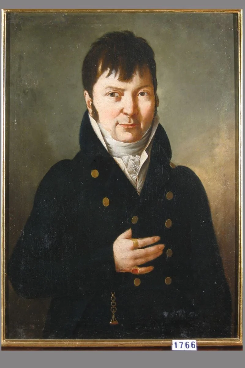 Portret de bărbat, by Franz Anton Bergmann, unspecified