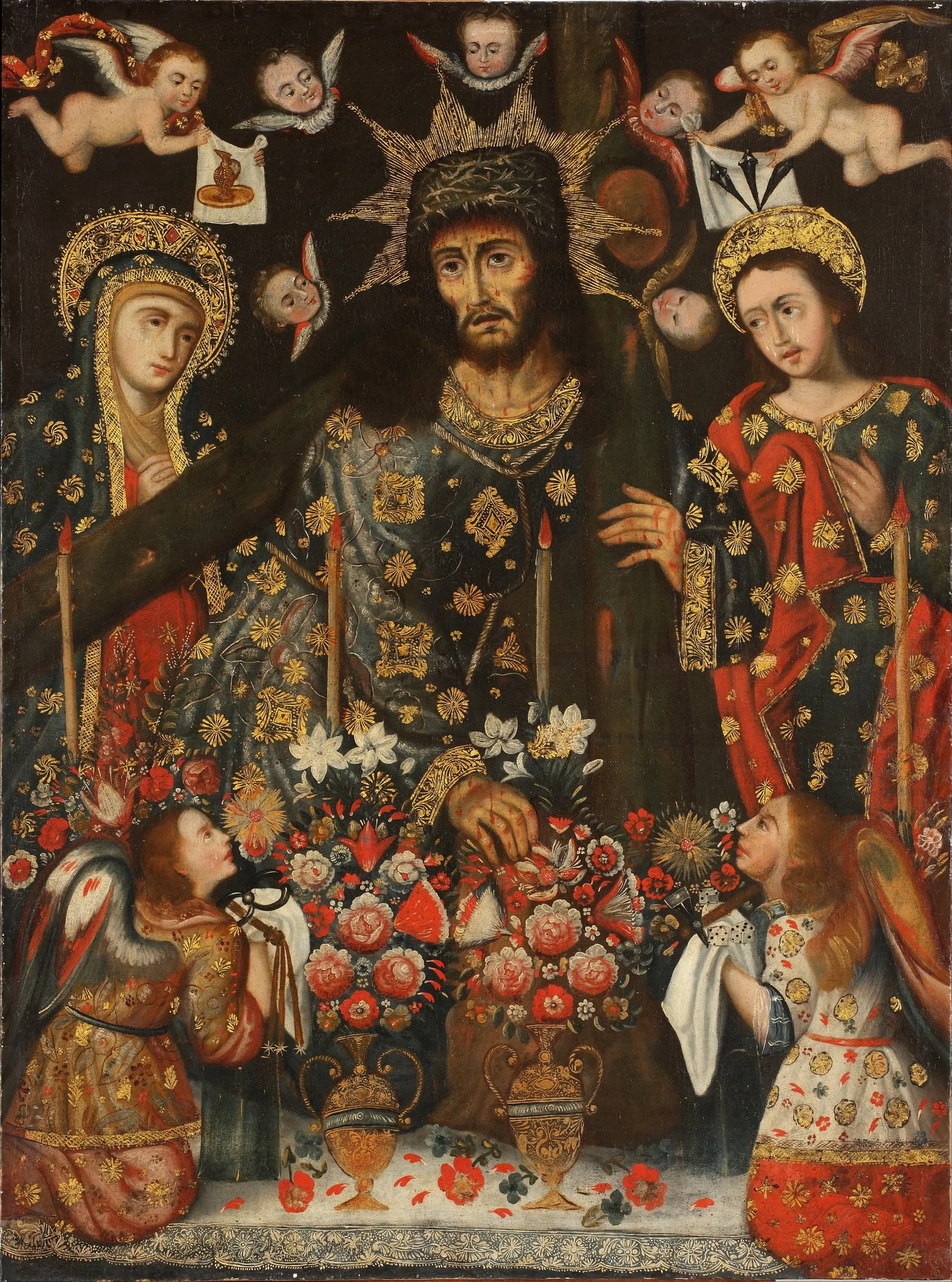 Lord of the fall, by Unknown, oil, 1730