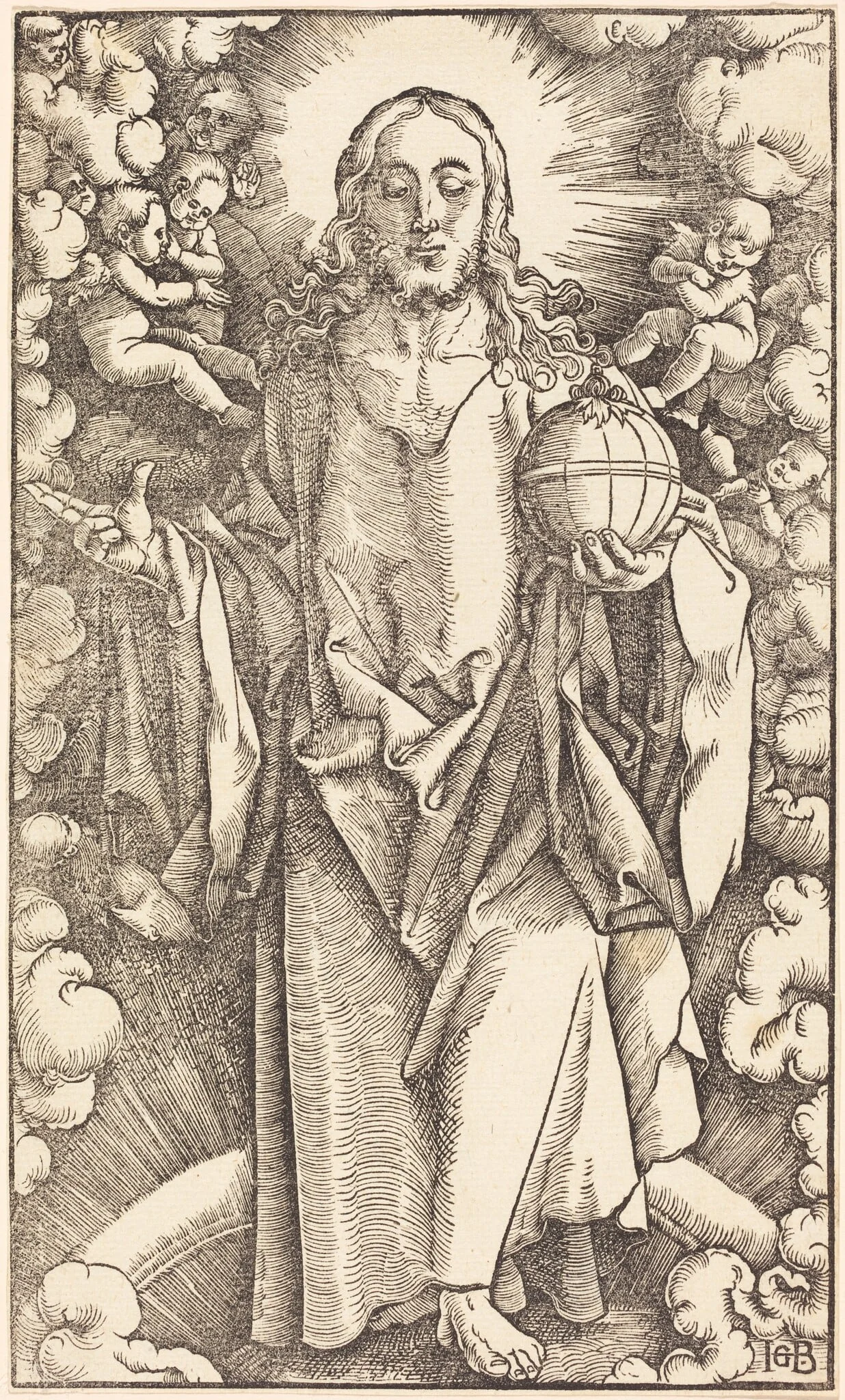 Christ, by Hans Baldung Grien, ink, 1519