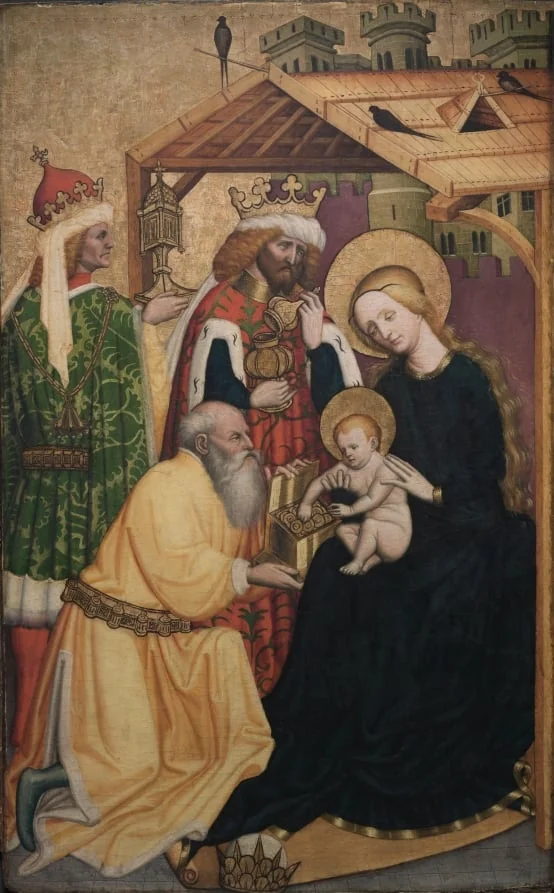 Adoration of the Magi, by Conrad Laib, unspecified, 1444