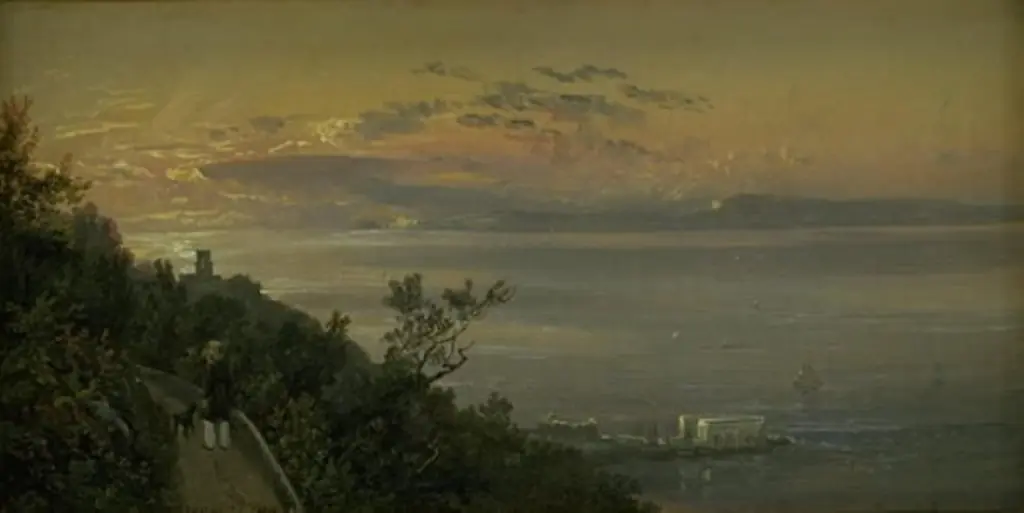 View from the Hills above Castellamare at Naples