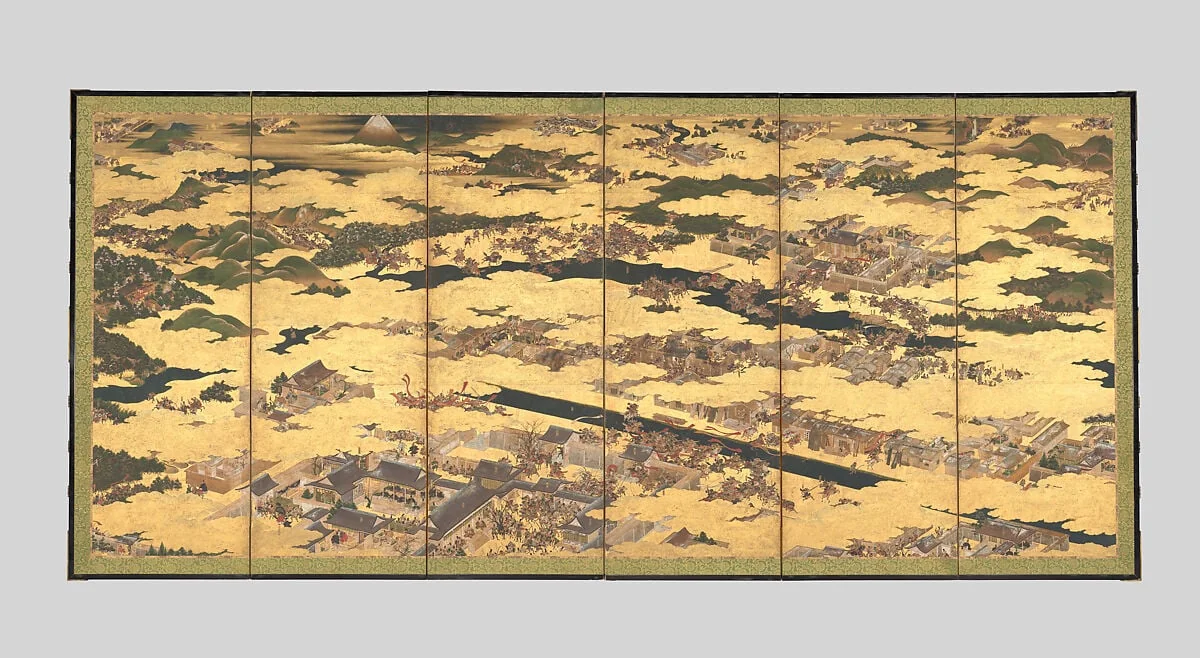 保元平治合戦図屏風|The Rebellions of the Hōgen and Heiji Eras, by Unknown, ink, 1650