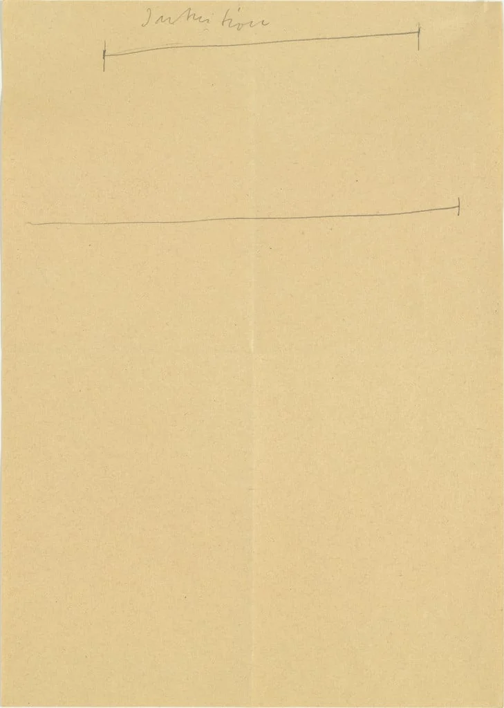 Untitled, by Joseph Beuys, graphite, 1953