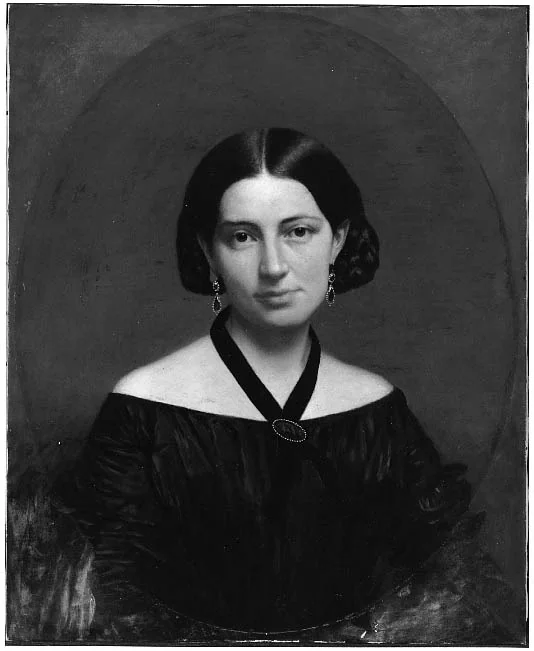 Mrs. Charles Henry Cummings (Harriet Elizabeth Whiting), by Alvan Clark, oil