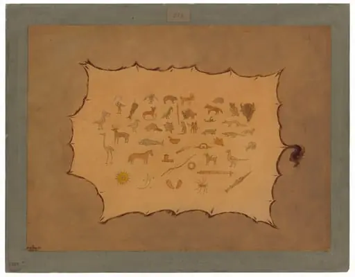 Facsimile of an Ojibbeway Robe