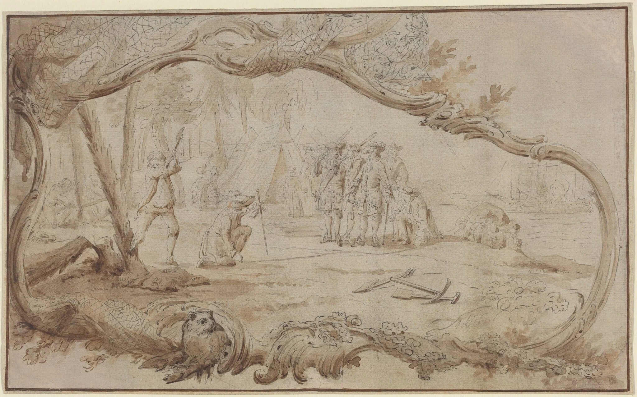 The Landing of the Dutch Expedition Party in New York