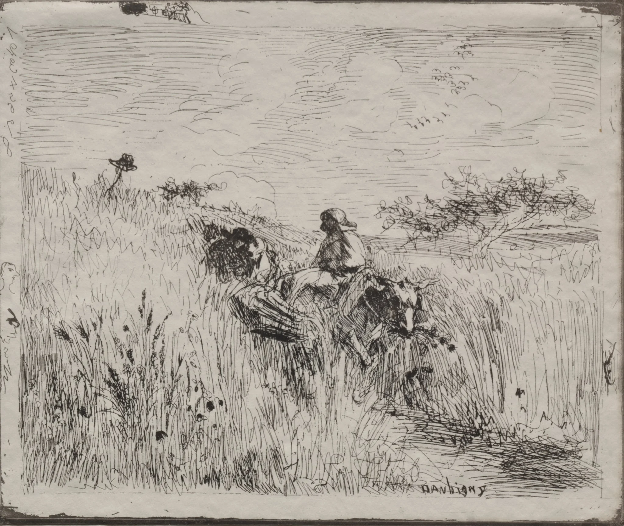 Path Through the Grain Field, by Charles François Daubigny, 1862