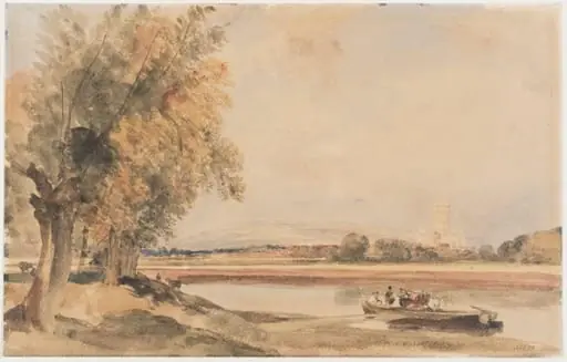 Ferry on the Severn, near Tewkesbury