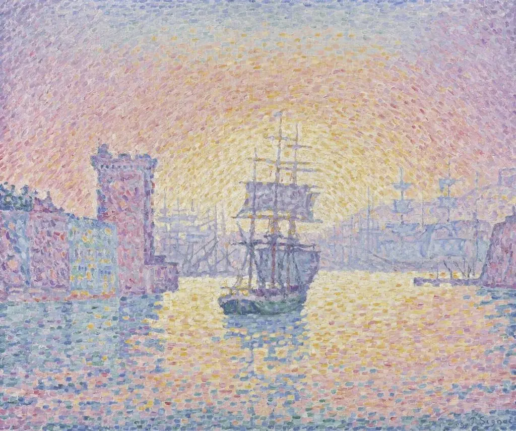 Entrance to the port of Marseille