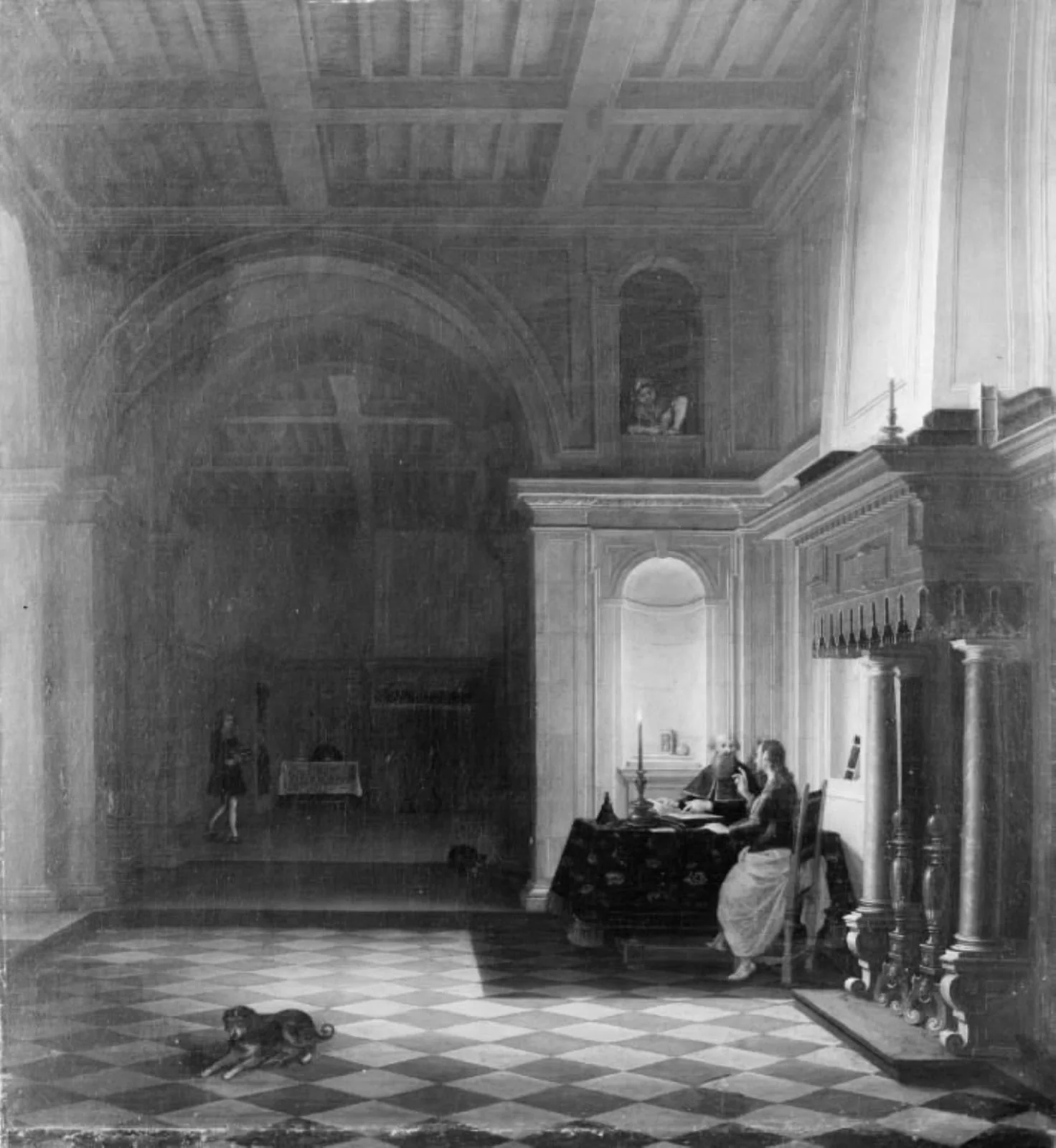 Christ Instructing Nicodemus, by Unknown, 1624