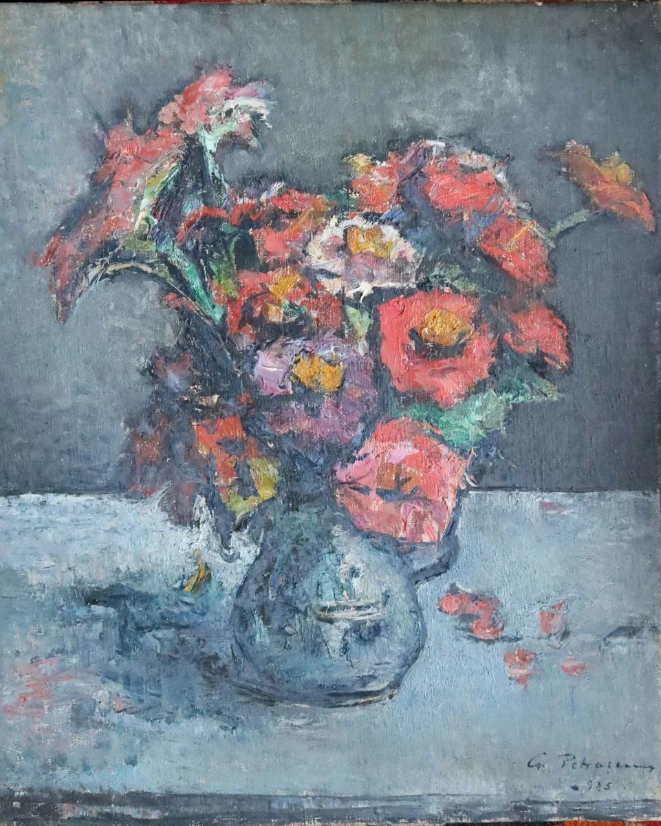 Vas cu flori (Cârciumărese), by Gheorghe Petrașcu, unspecified