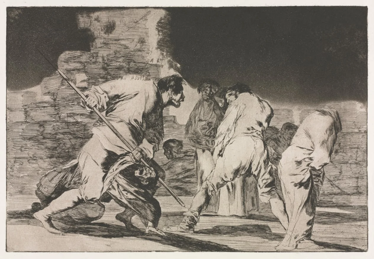 The Proverbs:  The Folly of Fury, by Francisco Goya, 1864