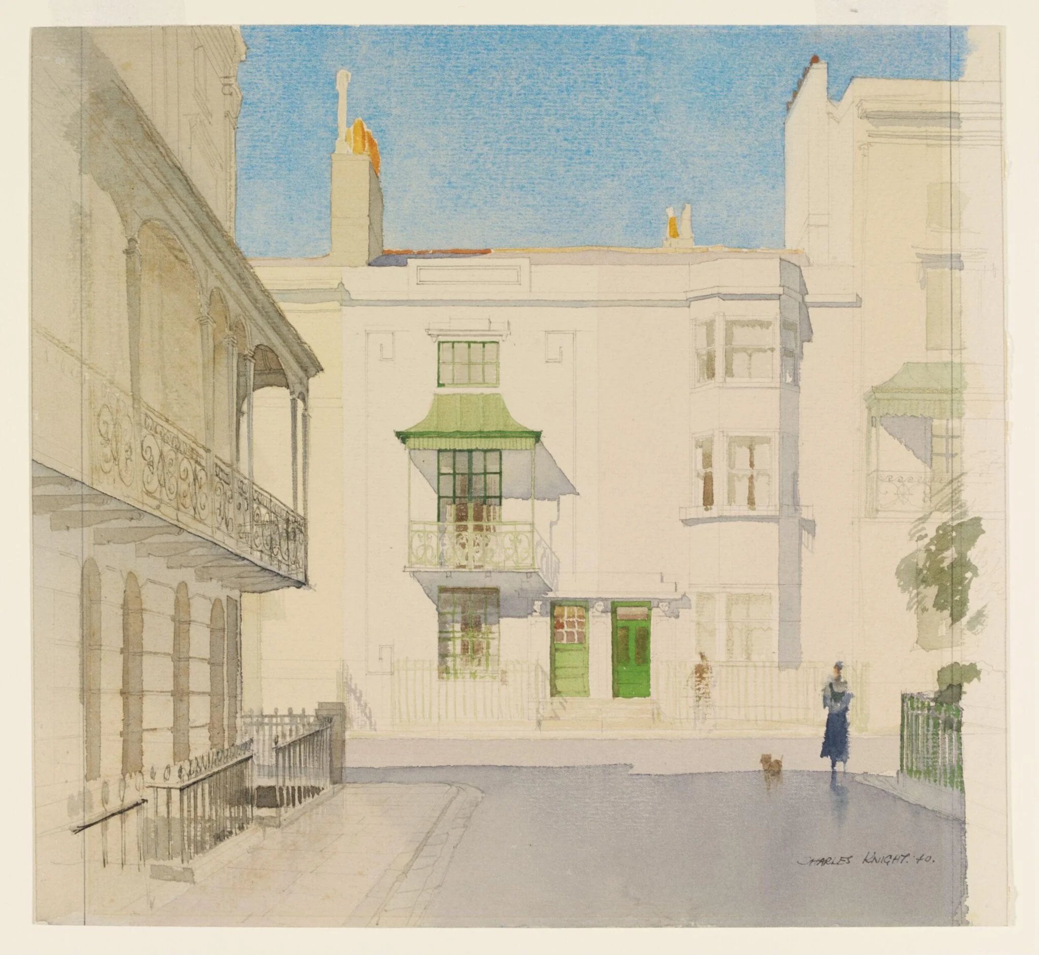Regency Brighton: Houses in Russell Square, Sussex