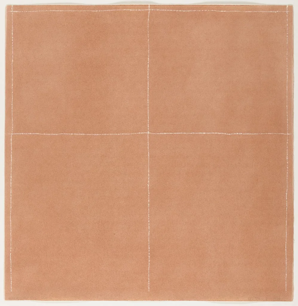 Untitled, by Edda Renouf, pastel, 1974