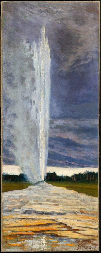 A Yellowstone Geyser