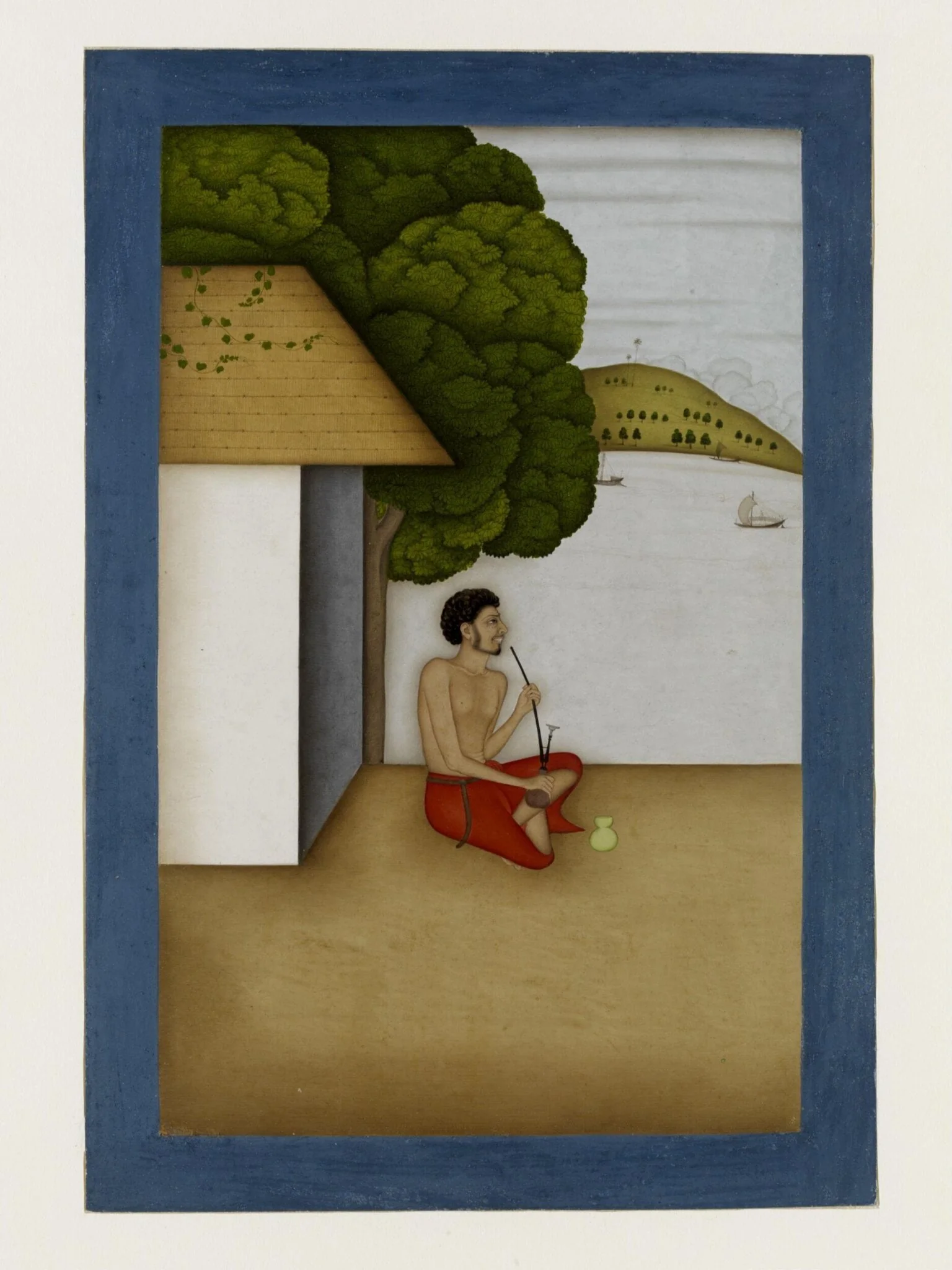 A man, by Unknown, paint, 1760