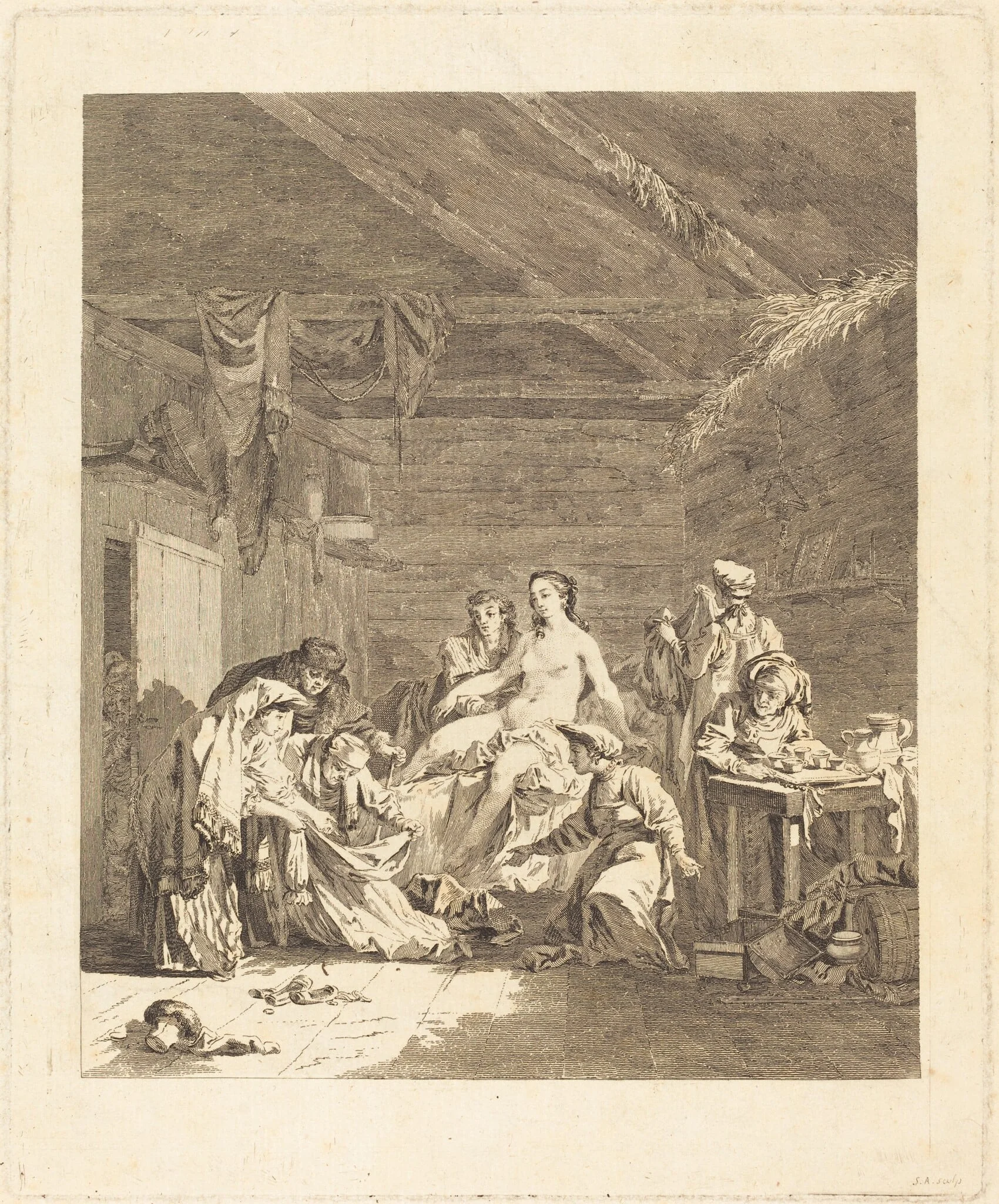Le lever de la mariée russe (Custom of the Russians after the Marriage Ceremony and before the Wedding Feast)