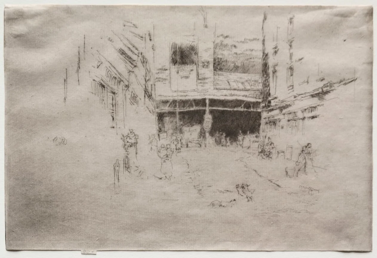 Clothes Exchange, No. 1, by James McNeill Whistler, 1887