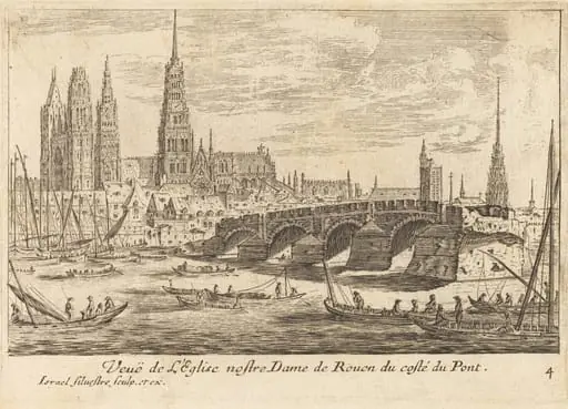 Veue de l'Eglise nostre Dame de Rouen