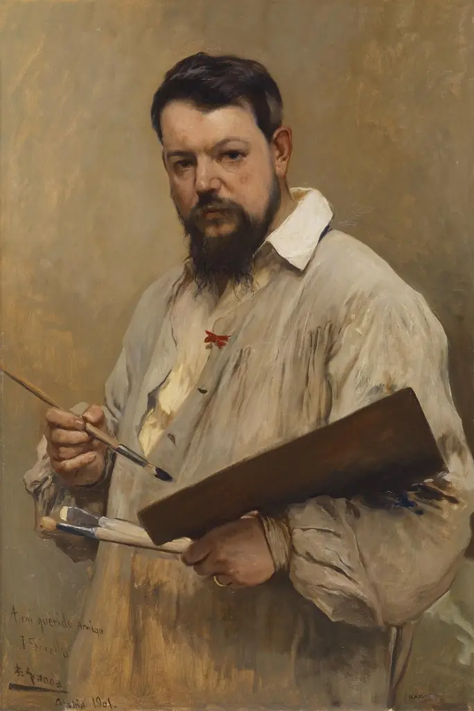 The painter Joaquin Sorolla