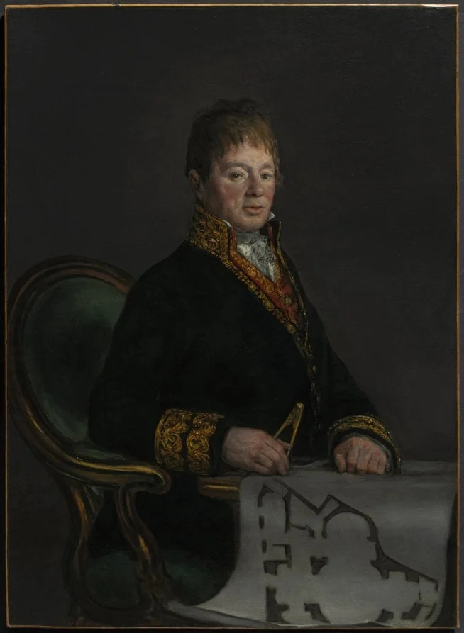 Portrait of Don Juan Antonio Cuervo, by Francisco Goya, unspecified, 1819