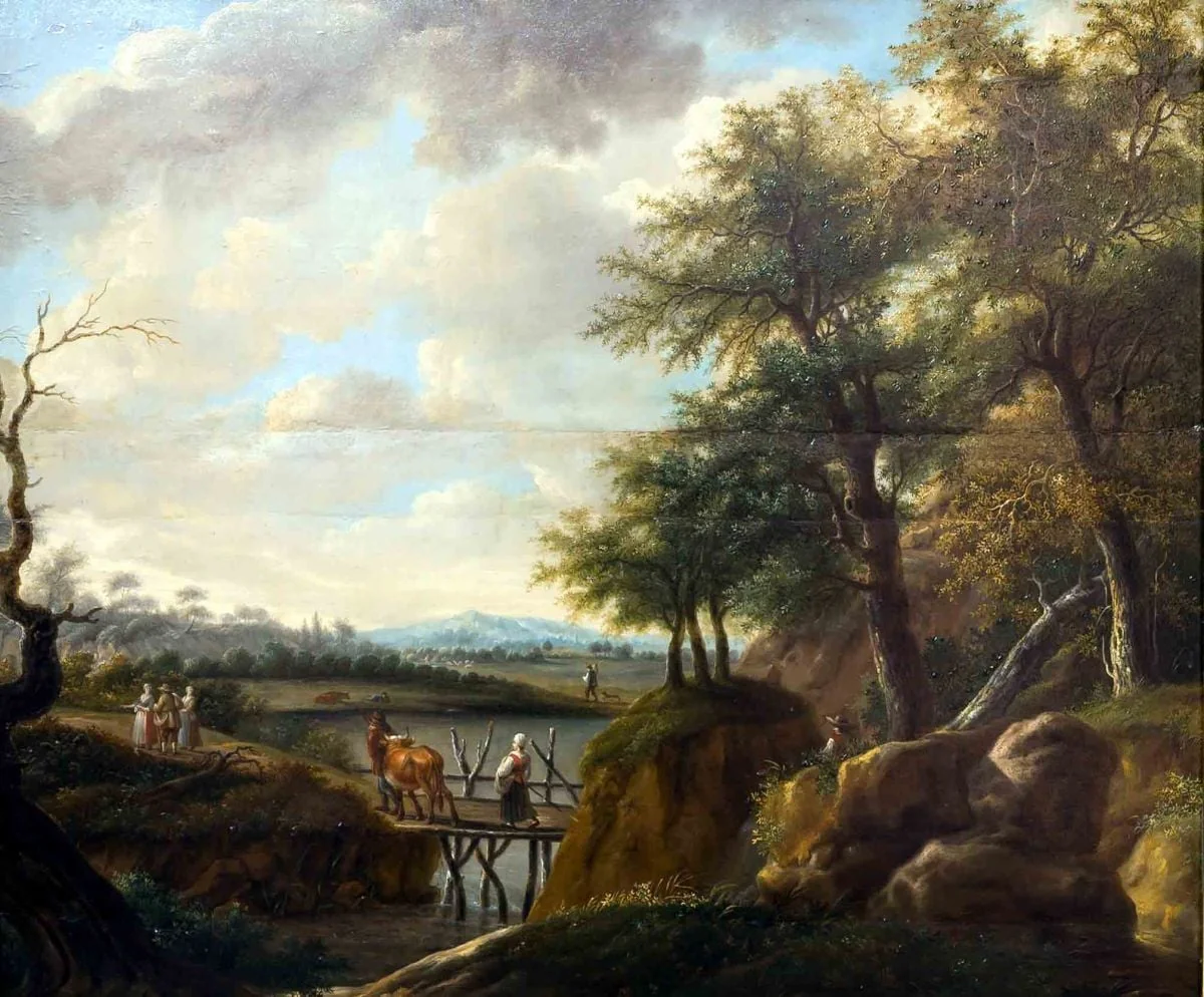 Peisaj cu figuri, by Jan Both, unspecified, 1643