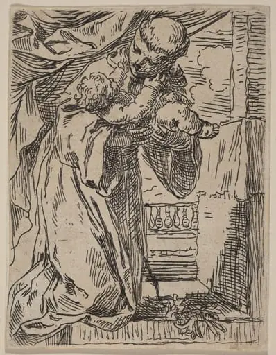Saint Anthony of Padua Holding the Christ Child
