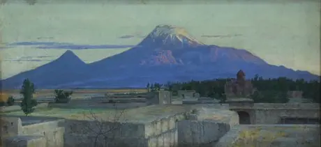 Mounth Ararat from Ejmiadzin