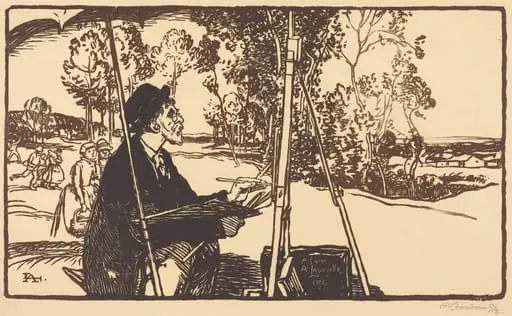 The Landscape Artist (Le paysagiste)