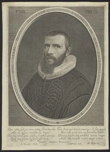 Portrait of Ludovicus de Dieu