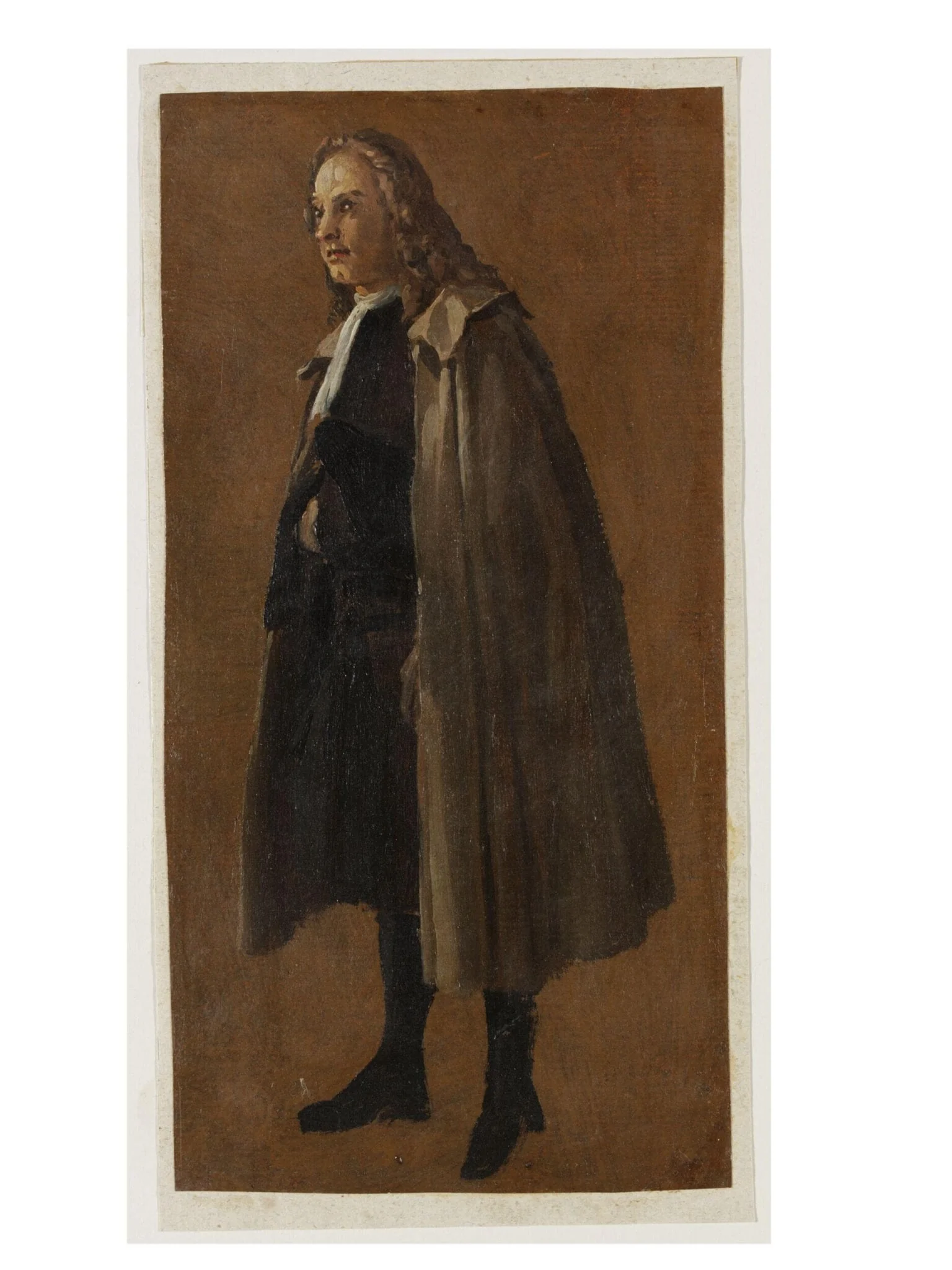 A study of a Lawyer, by Luca Carlevarijs, oil, 1700