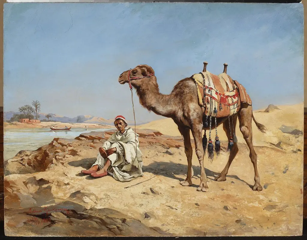 Arab in the desert