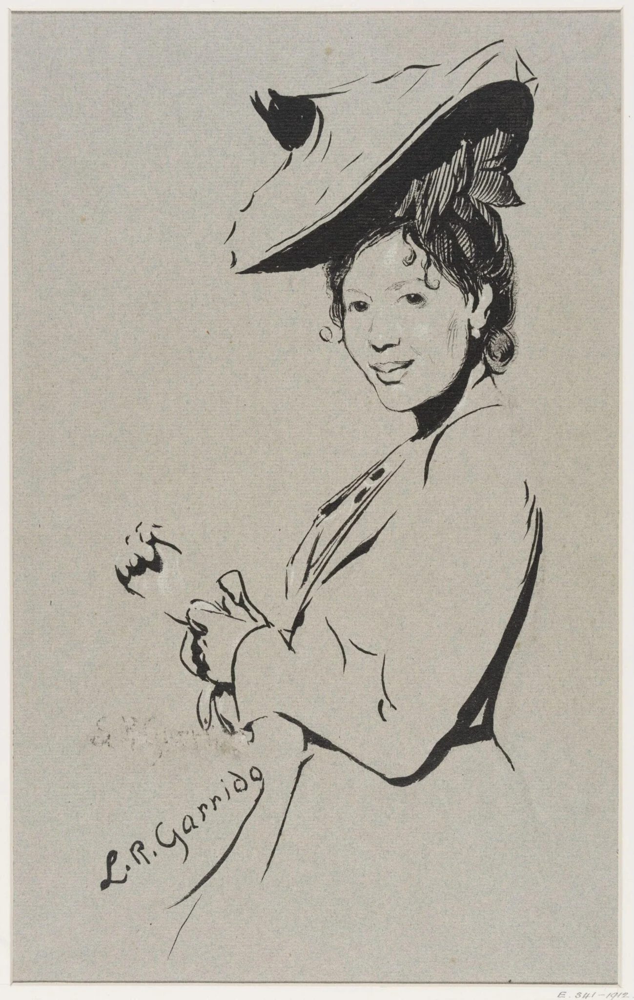 La Dame aux Gants., by Garrido, 1868