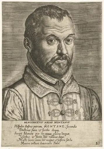 Portret van Benito Arias Montano