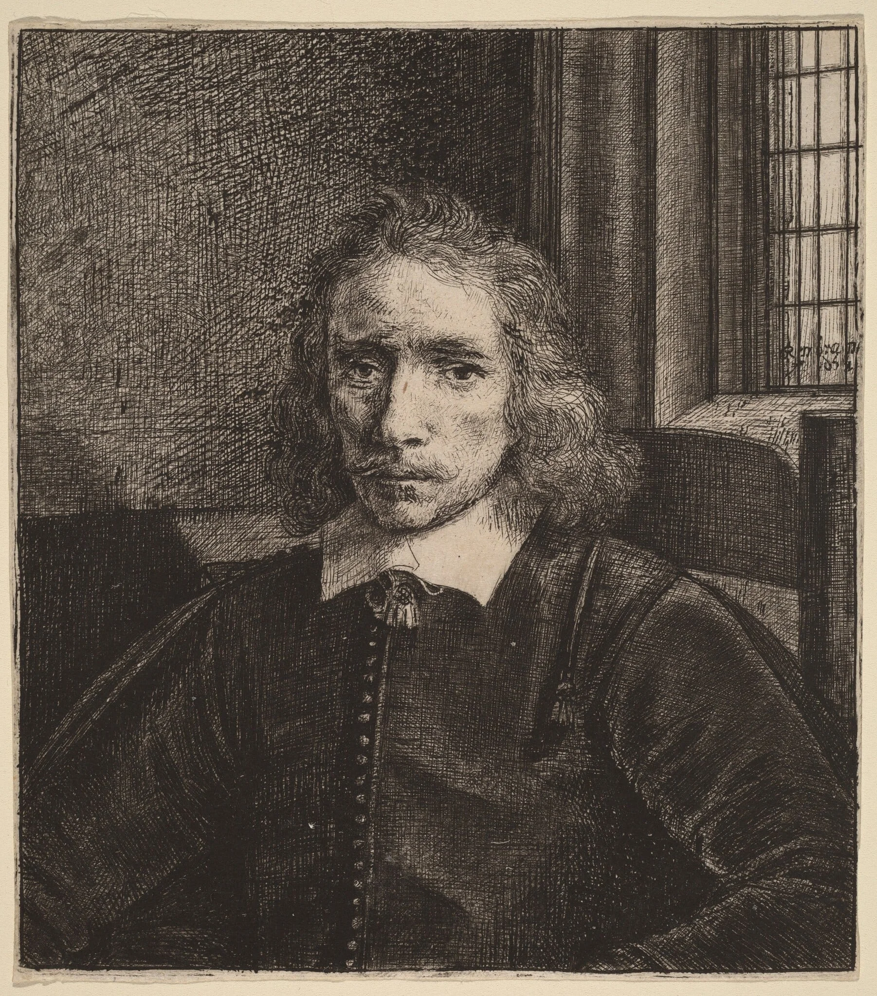 Jacob Haaringh ('Young Haaringh') (Pieter Haaringh), by Rembrandt, ink, 1655