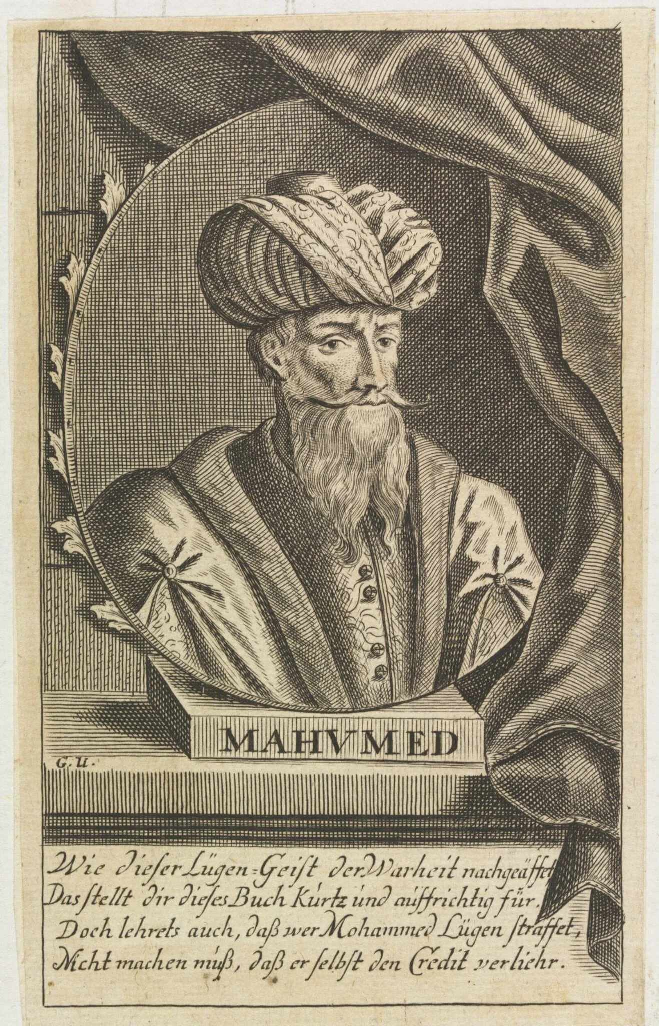 Turkish sultans, sultanas and other historical figures, by Gabriel Uhlich, 1716