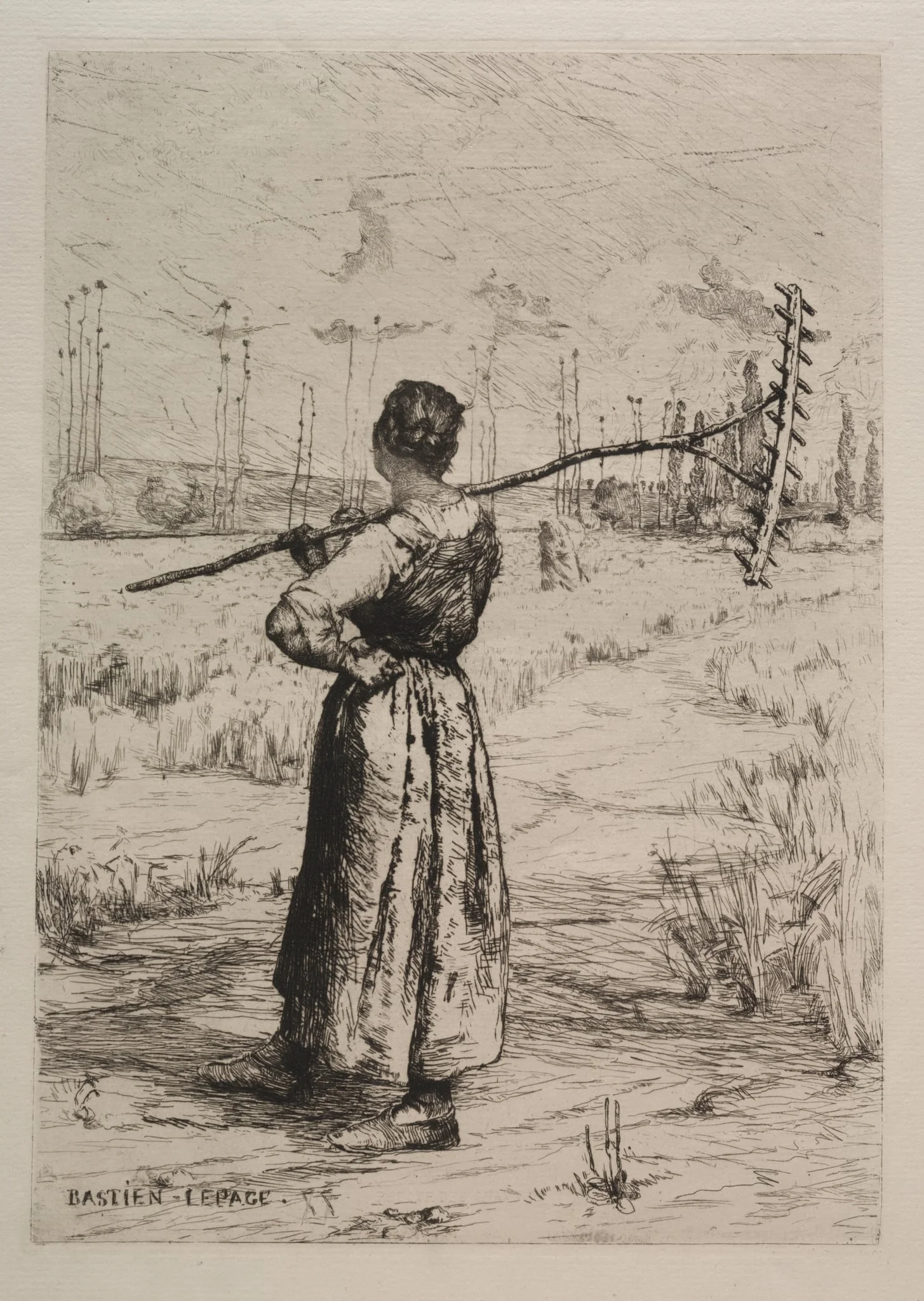 Retour des champs, by Jules Bastien-Lepage, 1878