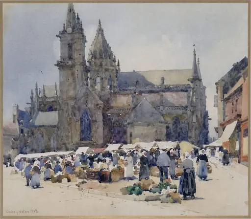 Market day, Valognes