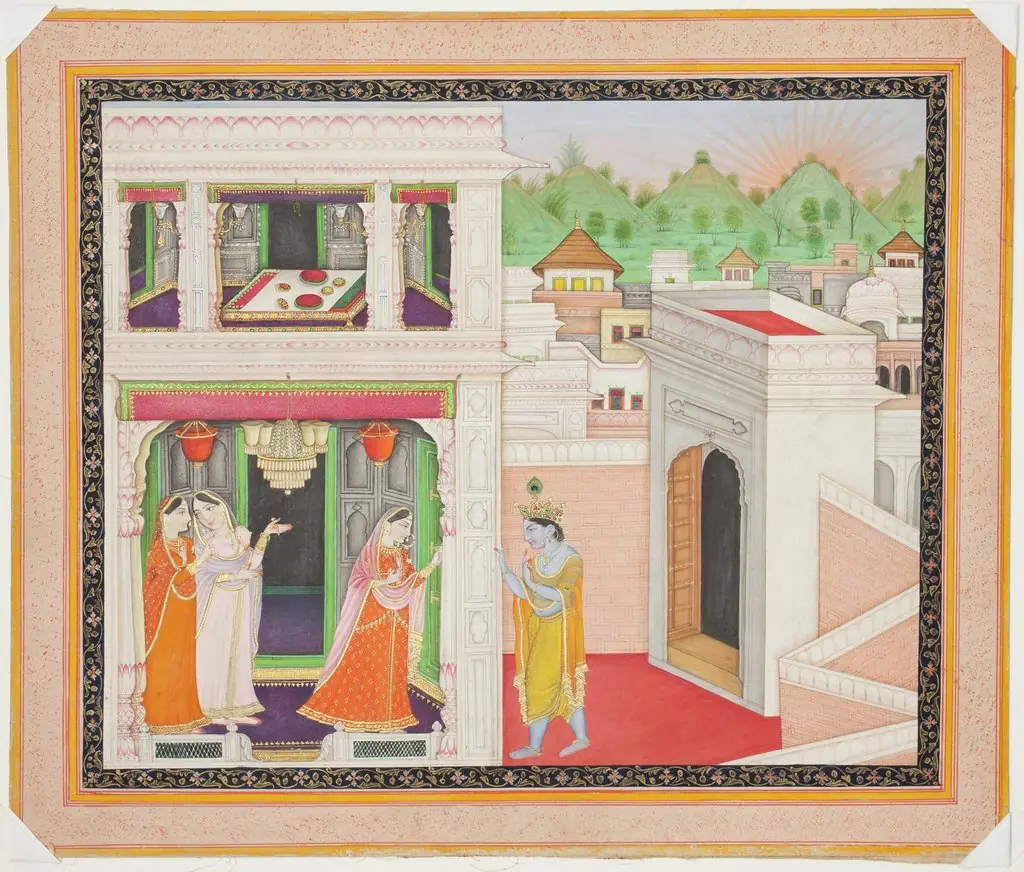 Radha and Krishna: The Exchange of Glances