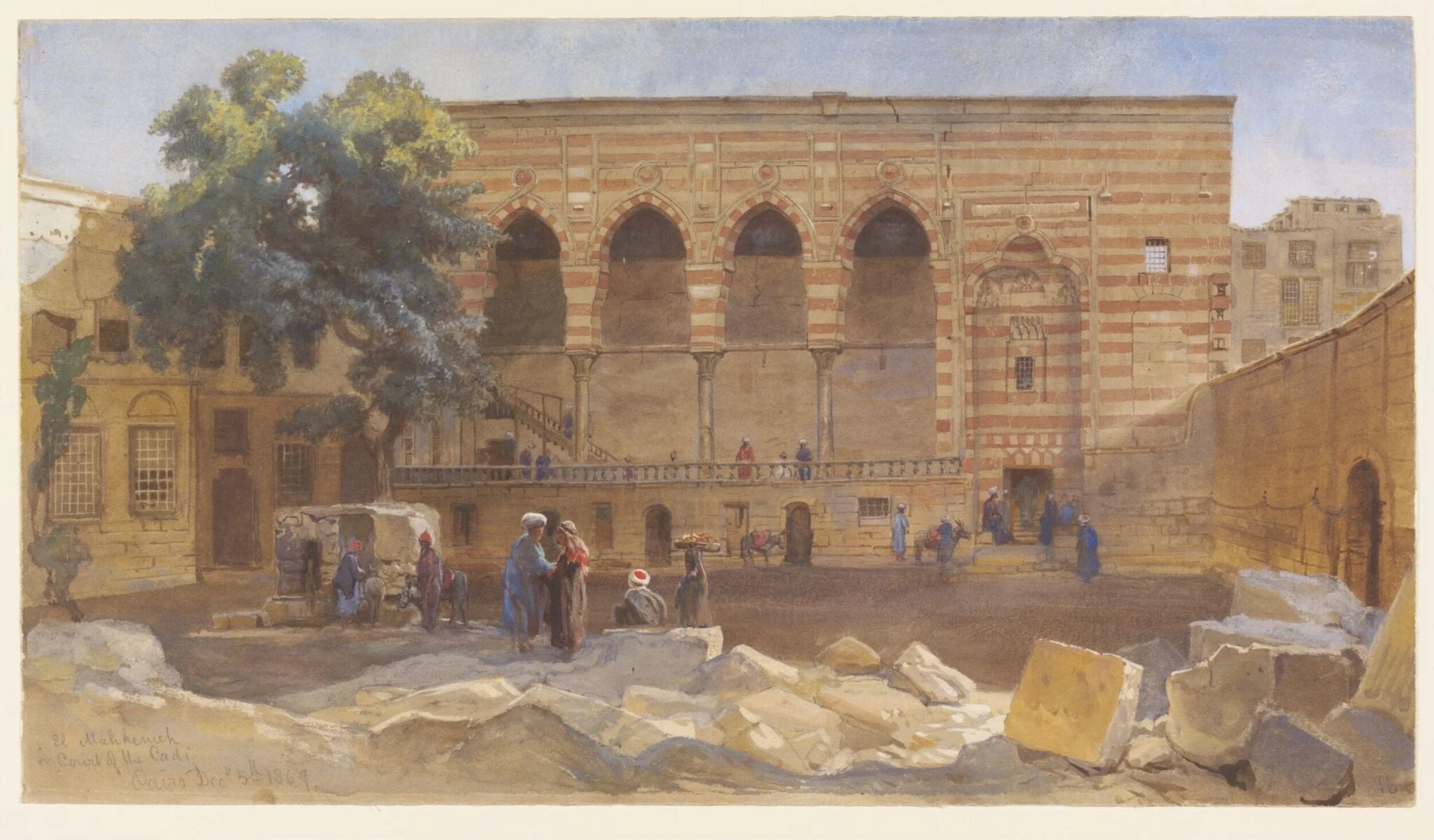 El Mahkemeh or Court of the Cadi Cairo