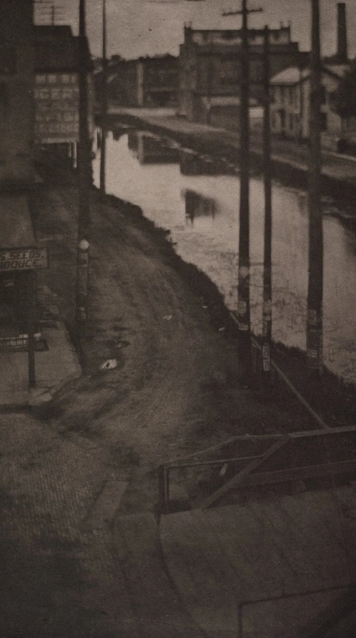 Telegraph Poles, by Clarence H. White, 1898