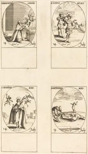 St. Bonaventura; St. Justus; St. Henry, Emperor; St. Antiochus