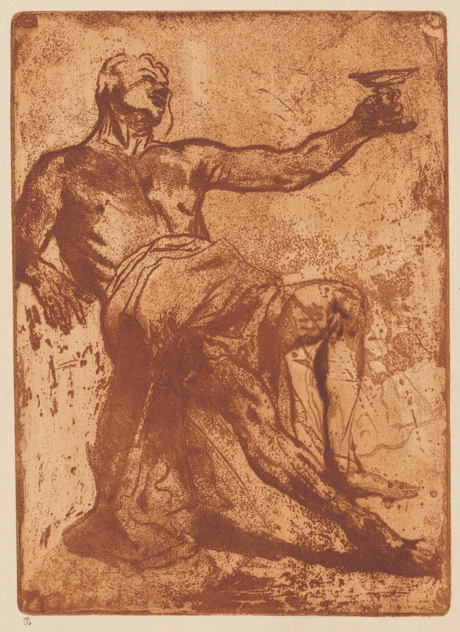 Academy, by Jules de Goncourt, ink, 1864