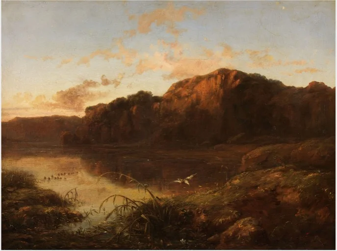 The Last Gleam of Sunset