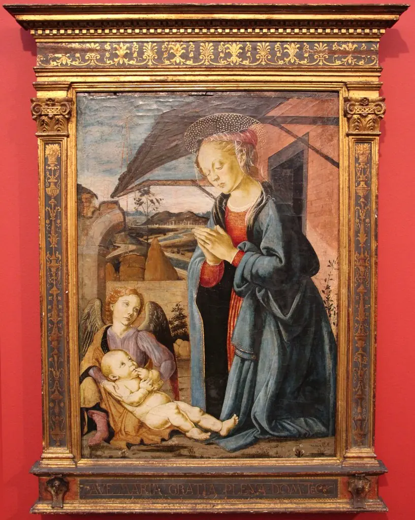 Madonna and Child and an Angel