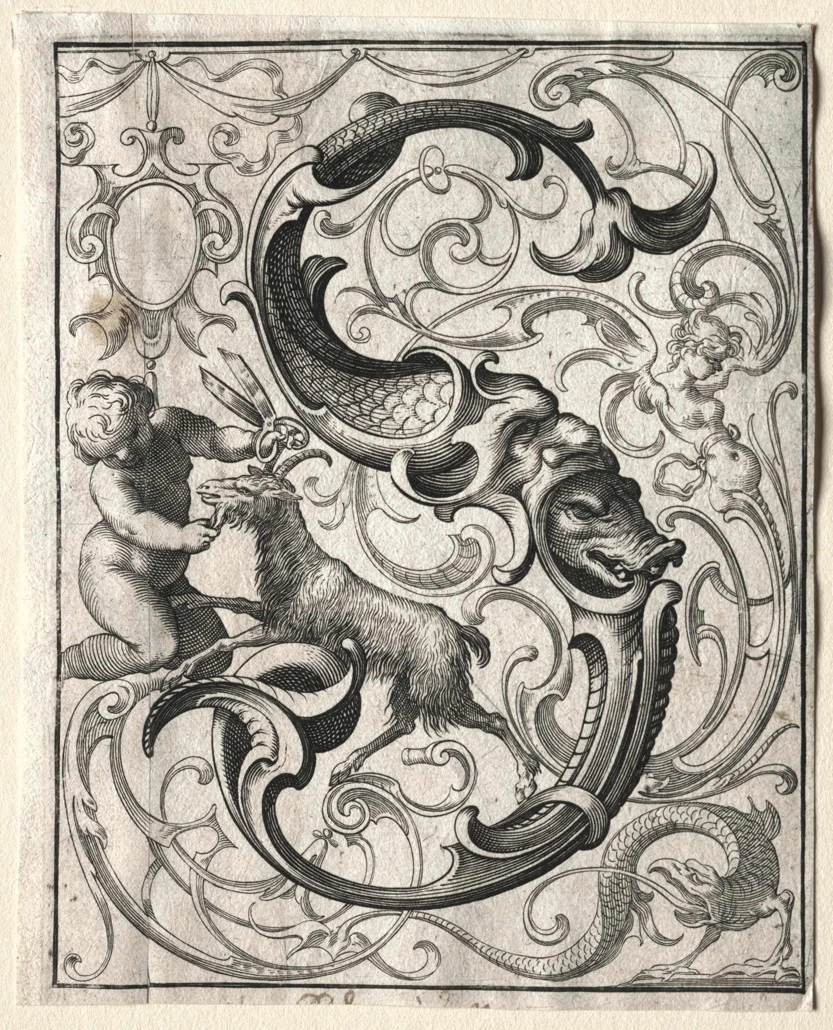 New ABC Booklet:  S, by Lucas Kilian, 1627